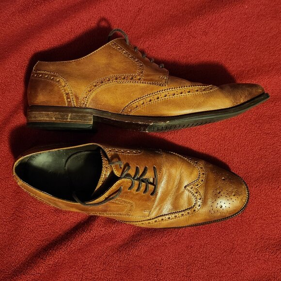 Men\'s Cole Haan Lace-up Derby Brogues, size 11, cognac main image 5